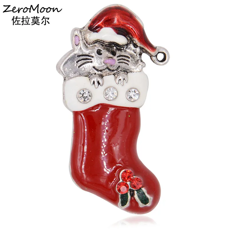 Enamel Santa Claus Christmas Stocking Brooch Pin Metal Rat Animal Unisex Holiday Crystal Rhinestone Fashion Jewelry Accessory
Enamel Santa Claus Christmas Stocking Brooch Pin Metal Rat Animal Unisex Holiday Crystal Rhinestone Fashion Jewelry Accessory