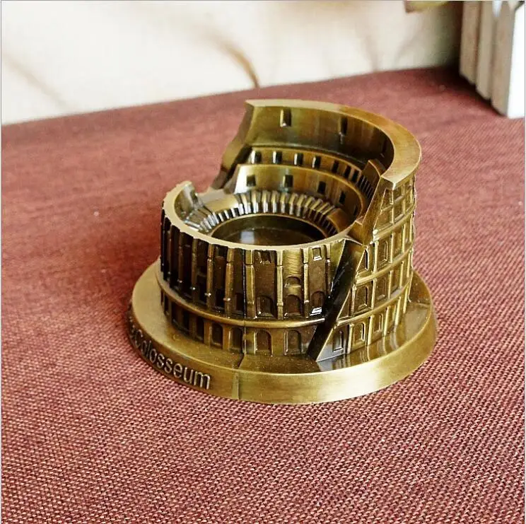 European Retro Ancient Colosseum Building Model Creative Ashtray Metal Crafts Gift Travel Monument Decoration
European Retro Ancient Colosseum Building Model Creative Ashtray Metal Crafts Gift Travel Monument Decoration
