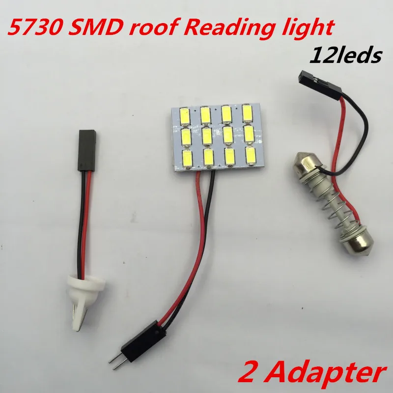 Новая светодиодная 5730 световая панель SMD чистая белая Автомобильная подсветка для чтения и 2 адаптера
Новая светодиодная 5730 световая панель SMD чистая белая Автомобильная подсветка для чтения и 2 адаптера