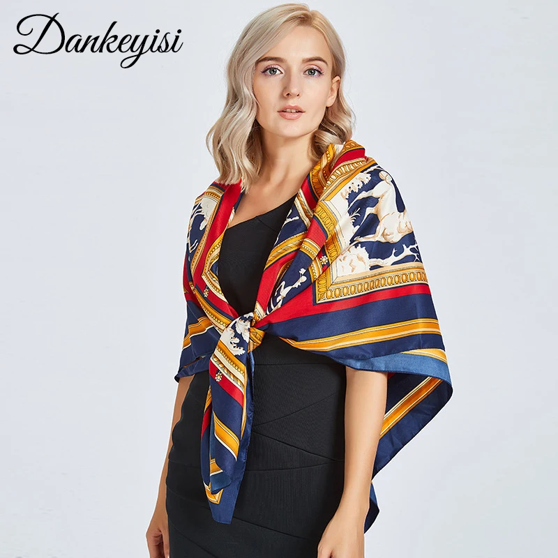 Женский шарф DANKEYISI, квадратный шарф с принтом, элегантный хиджаб, повязка на голову, модные женские шали
Женский шарф DANKEYISI, квадратный шарф с принтом, элегантный хиджаб, повязка на голову, модные женские шали