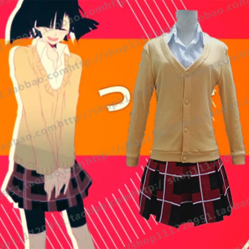 Kagerou Project Takane Enomoto Ene Cosplay Costume JK School Uniform Sweater+Skirt+Shirt
Kagerou Project Takane Enomoto Ene Cosplay Costume JK School Uniform Sweater+Skirt+Shirt