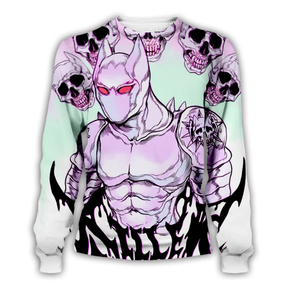 New anime Jojolion 3D Print Hoodies harajuku Skull short sleeve shirts JoJo's Bizarre Adventure Sweatshirts Hooded Tracksuits
New anime Jojolion 3D Print Hoodies harajuku Skull short sleeve shirts JoJo's Bizarre Adventure Sweatshirts Hooded Tracksuits