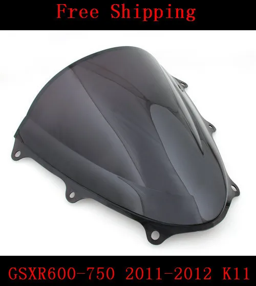 For SUZUKI GSXR600 GSXR750 2011-2012 K11 GSX-R 600 750 GSXR-600 GSXR-750 motorcycle Double bubble windshield windscreen Black
For SUZUKI GSXR600 GSXR750 2011-2012 K11 GSX-R 600 750 GSXR-600 GSXR-750 motorcycle Double bubble windshield windscreen Black