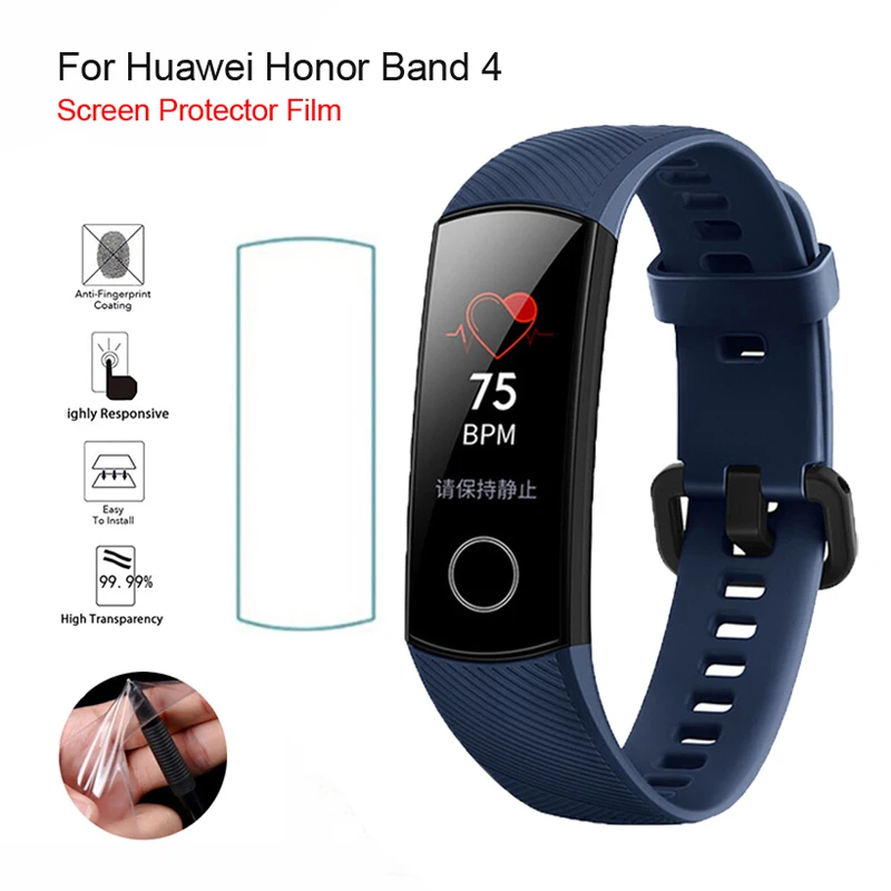 Anti-Scratch Soft TPU HD Ultra Clear Protective Film for Huawei Honor Band 4/5 Smart Wristband Screen Protector Cover Not Glass
Anti-Scratch Soft TPU HD Ultra Clear Protective Film for Huawei Honor Band 4/5 Smart Wristband Screen Protector Cover Not Glass