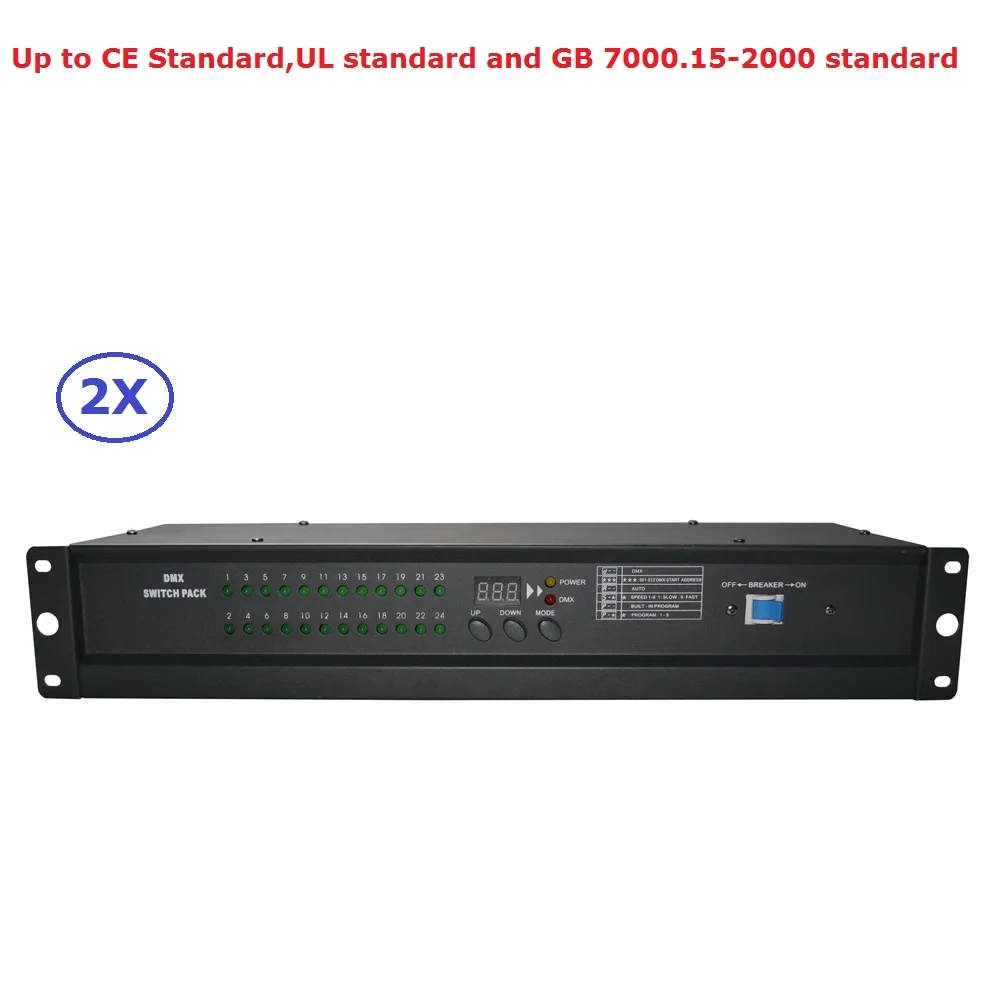2018 Factory Directly Sales 2 Unit 24 Channels DMX Power Switch Pack Dj Disco Stage Lighting Equipments 88-256V CE&RoHS
2018 Factory Directly Sales 2 Unit 24 Channels DMX Power Switch Pack Dj Disco Stage Lighting Equipments 88-256V CE&RoHS