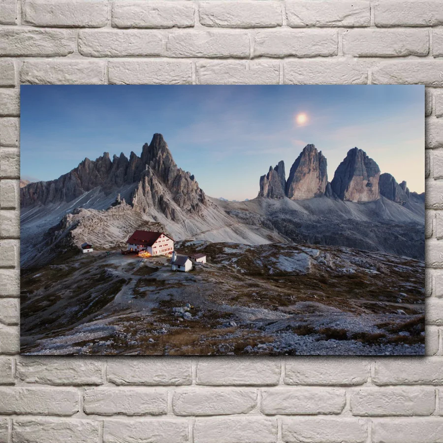 Italy Dolomite Alps Three Peaks snowy mountains beautiful nature posters on the wall picture home living room decoration KD530
Italy Dolomite Alps Three Peaks snowy mountains beautiful nature posters on the wall picture home living room decoration KD530