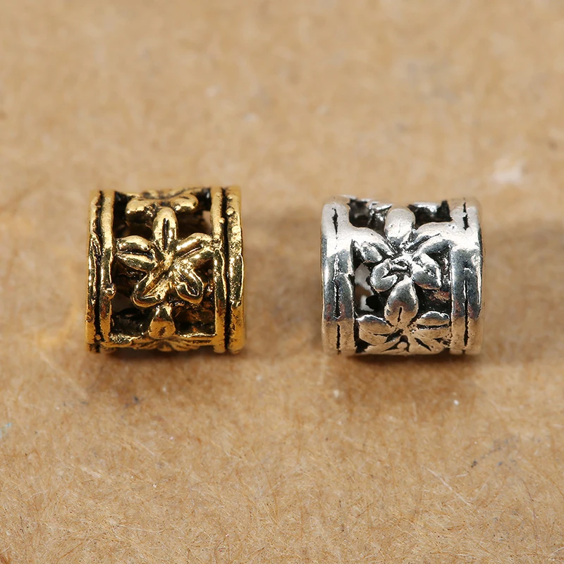 50pcs/lot Hole Size 3mm Antique Gold/Silver Color Charm Beads for Jewelry Metal Big Hole Beads fit Bracelet Necklace Jewelry
50pcs/lot Hole Size 3mm Antique Gold/Silver Color Charm Beads for Jewelry Metal Big Hole Beads fit Bracelet Necklace Jewelry