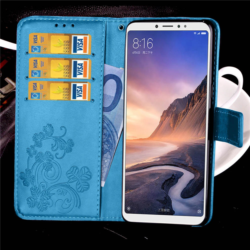 3D цветок кожаный чехол для Xiaomi Redmi Note 4 Чехол Note4 откидная крышка кошелек летучая