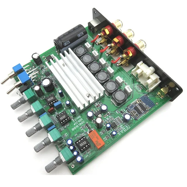 Плата усилителя сабвуфера CSR8635 Bluetooth 4,0 TPA3116 2,1, высокая мощность, HIFI, класс D 2*50 Вт + 100 Вт
Плата усилителя сабвуфера CSR8635 Bluetooth 4,0 TPA3116 2,1, высокая мощность, HIFI, класс D 2*50 Вт + 100 Вт