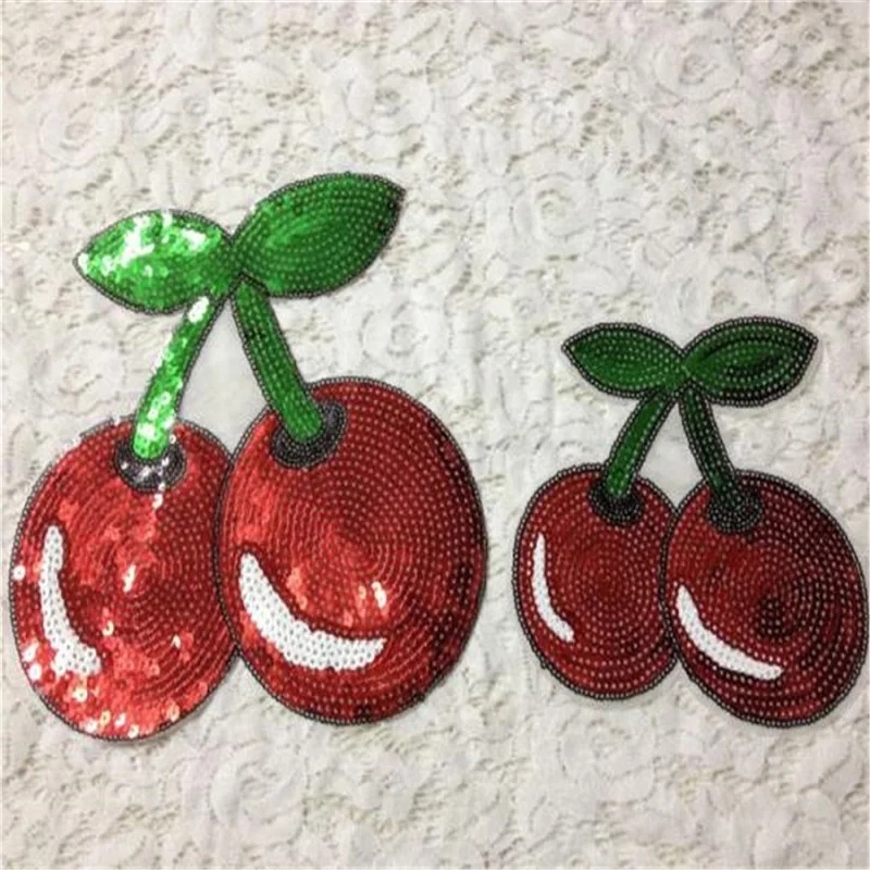 2pcs Red Cherry Sequins iron on patches for clothing DIY girl Clothes patch Apparel Sewing & Fabric Cute Parent-child
2pcs Red Cherry Sequins iron on patches for clothing DIY girl Clothes patch Apparel Sewing & Fabric Cute Parent-child