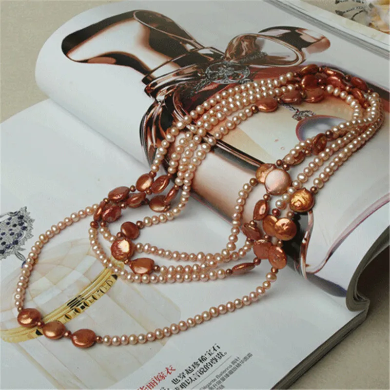 PEISENI 100% natural freshwater pearl long necklace 6-7mm 8-9mm Women Accessories Statement Necklace Jewelry For Women
PEISENI 100% natural freshwater pearl long necklace 6-7mm 8-9mm Women Accessories Statement Necklace Jewelry For Women