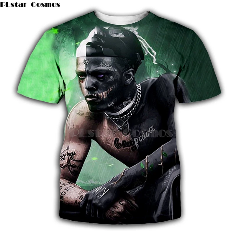 2019 New 3D t shirt Xxxtentacion Unisex Printed hip hop Style Rapersinger t shirt steetwear funny clothing-5
