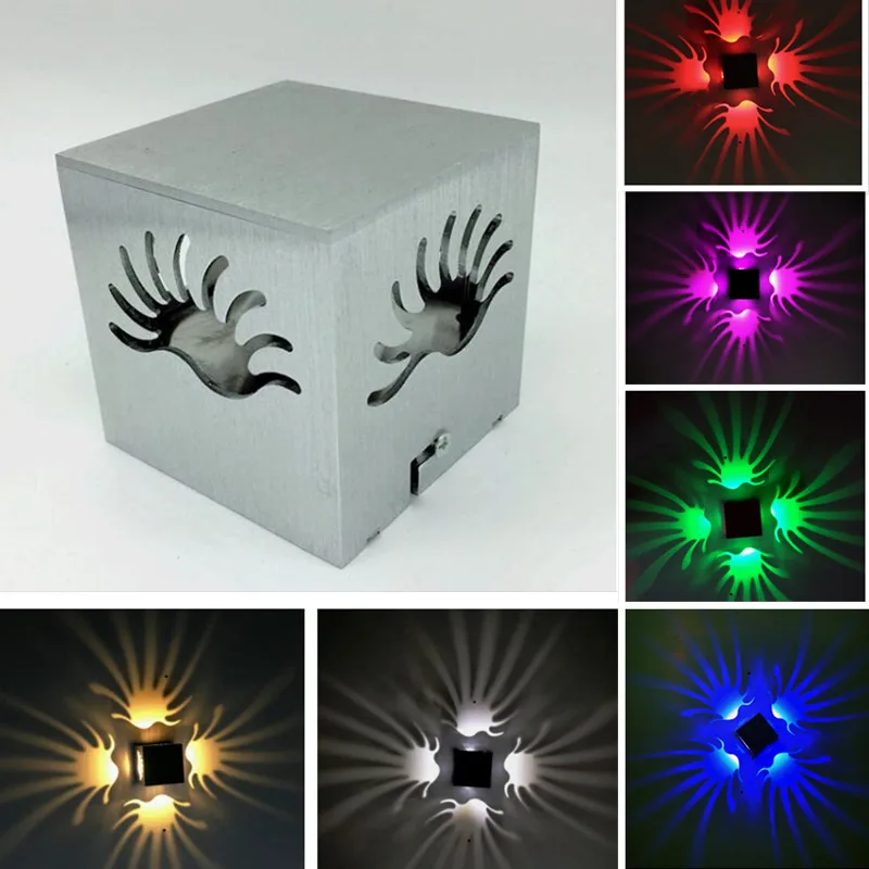 Super Cool/Warm White/Red Aluminum Square LED Wall Lamp Surface Install LED Light Luminaire KTV Light Home Decoration 8*8*8cm
Super Cool/Warm White/Red Aluminum Square LED Wall Lamp Surface Install LED Light Luminaire KTV Light Home Decoration 8*8*8cm