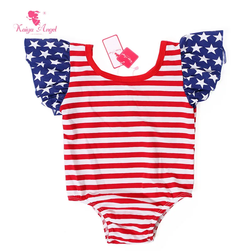 

Kaiya Angel 4th Of July Baby Girls Swimsuit For Newborns Stripe Body For Newborns Cute Newborn Toddler Baby Girl Clothes