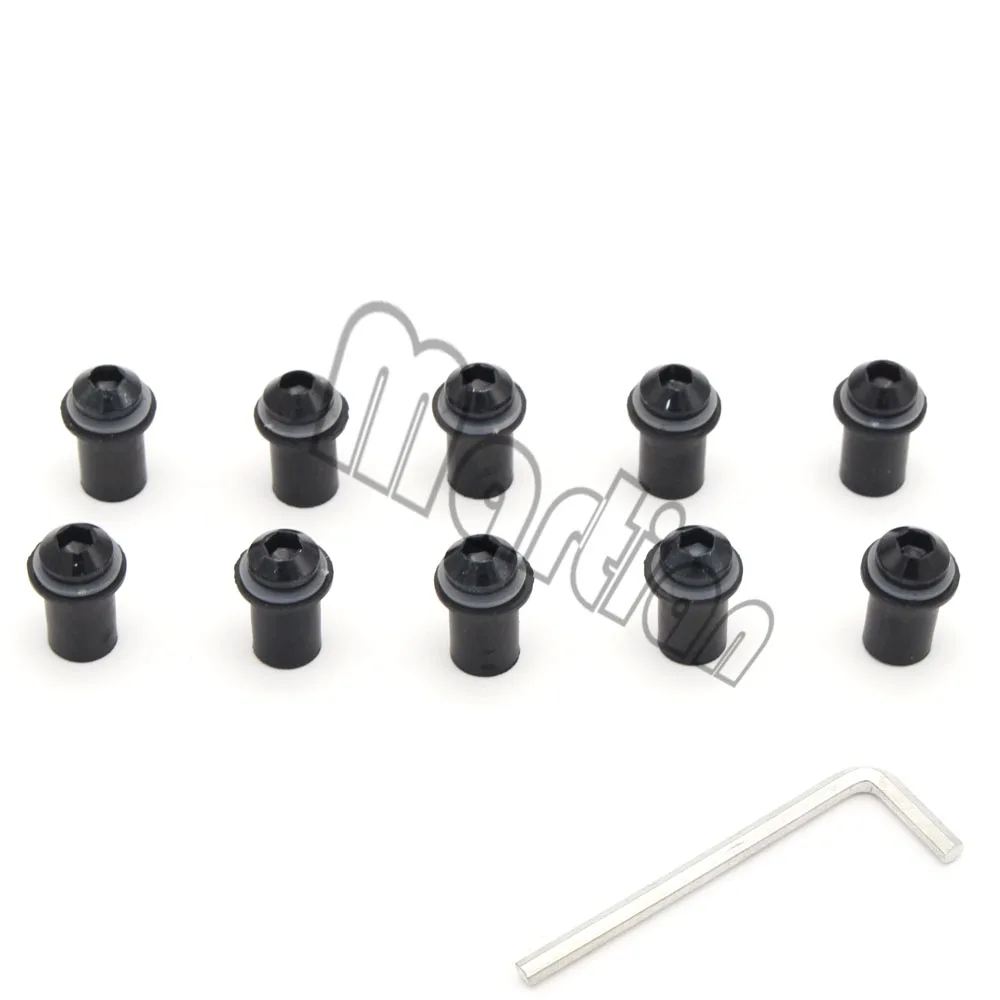 10Ps Motorcycle 5mm Windscreen Windshield Bolts Screw Nut Fastener Kit For SUZUKI Hayabusa GSR 600/750 GSXR 600/750 SV 650 SV65
10Ps Motorcycle 5mm Windscreen Windshield Bolts Screw Nut Fastener Kit For SUZUKI Hayabusa GSR 600/750 GSXR 600/750 SV 650 SV65