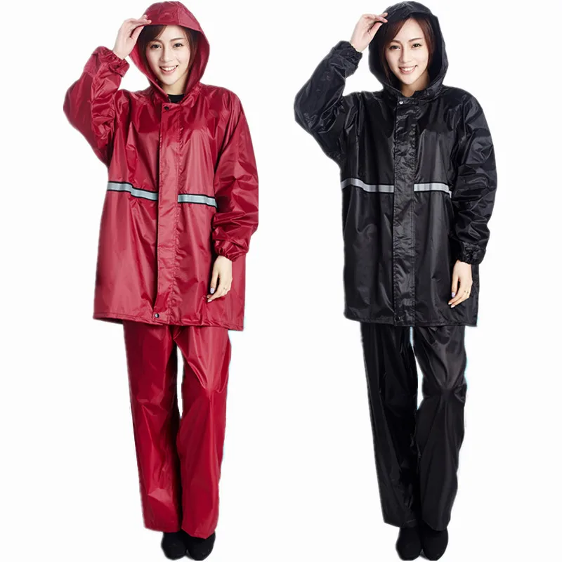 New top quality Raincoat Women/Men Jacket Pants Set Adult Rain Poncho Thick Police Rain Gear Motorcycle Rainsuit
New top quality Raincoat Women/Men Jacket Pants Set Adult Rain Poncho Thick Police Rain Gear Motorcycle Rainsuit