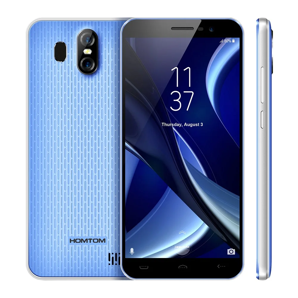 HOMTOM S16 3g Смартфон Android 7 0 MTK6580 Quad core 1. Гц 2 Гб Оперативная память 16 Встроенная 5