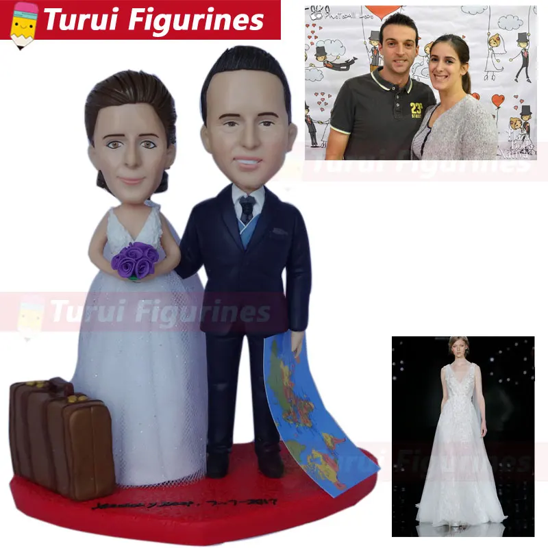 Bobble Head Figures collectible figurines husband & wife travel wedding miniature custom bobblehead couple traveling figurines
Bobble Head Figures collectible figurines husband & wife travel wedding miniature custom bobblehead couple traveling figurines