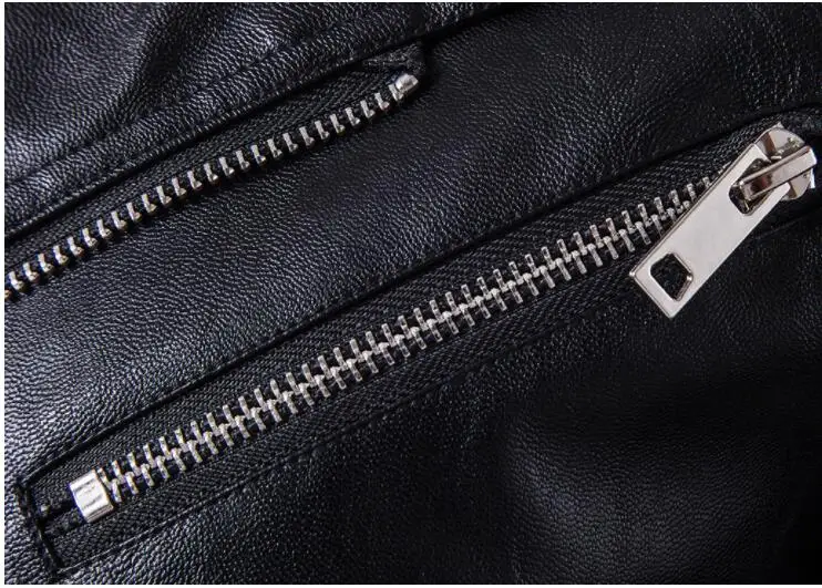 Black brown motorcycle leather jacket men Punk diagonal zipper Stand collar mens leather jackets and coats biker plus size 5XL
Black brown motorcycle leather jacket men Punk diagonal zipper Stand collar mens leather jackets and coats biker plus size 5XL