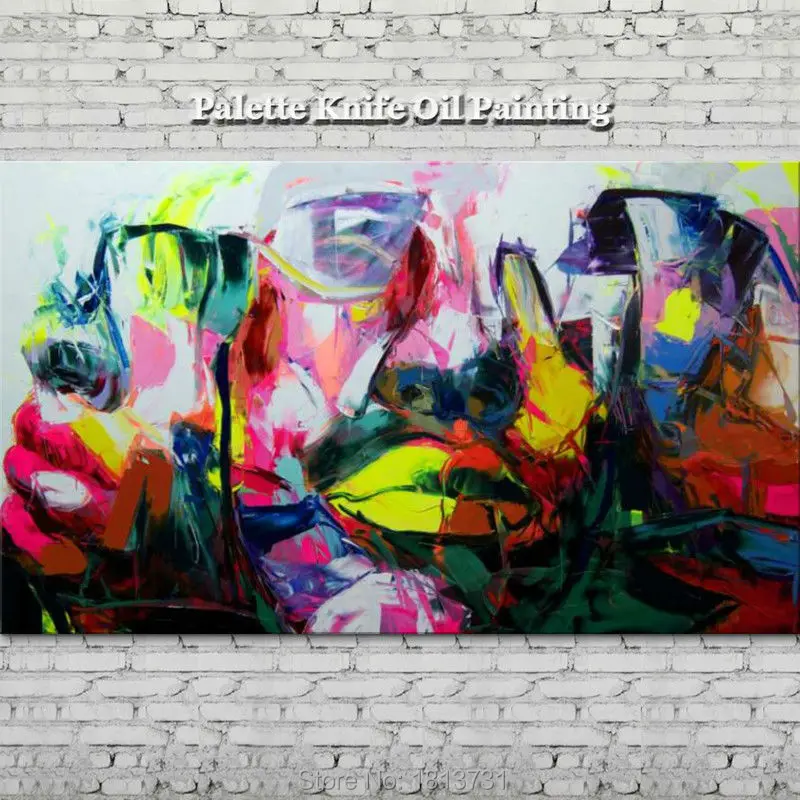 Hand painted Francoise Nielly Palette knife portrait Face Oil painting Character figure canva wall Art picture 14-44
Hand painted Francoise Nielly Palette knife portrait Face Oil painting Character figure canva wall Art picture 14-44