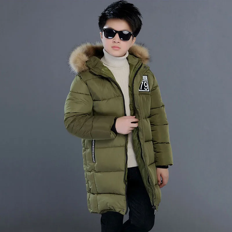 Children's Clothing Winter Fashion Cotton Zipper Solid boy coat Hooded Long Kids Boys Down Parkas 6 8 10 12 14 16 Y Boy Clothing
Children's Clothing Winter Fashion Cotton Zipper Solid boy coat Hooded Long Kids Boys Down Parkas 6 8 10 12 14 16 Y Boy Clothing