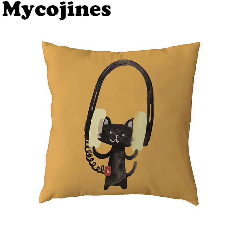 Personalized Polyester Peach Skin Cute Cat Book Fish Color Stripe Home Bedroom Sofa Living Room Dorm Decoration Pillow Cases 
Personalized Polyester Peach Skin Cute Cat Book Fish Color Stripe Home Bedroom Sofa Living Room Dorm Decoration Pillow Cases