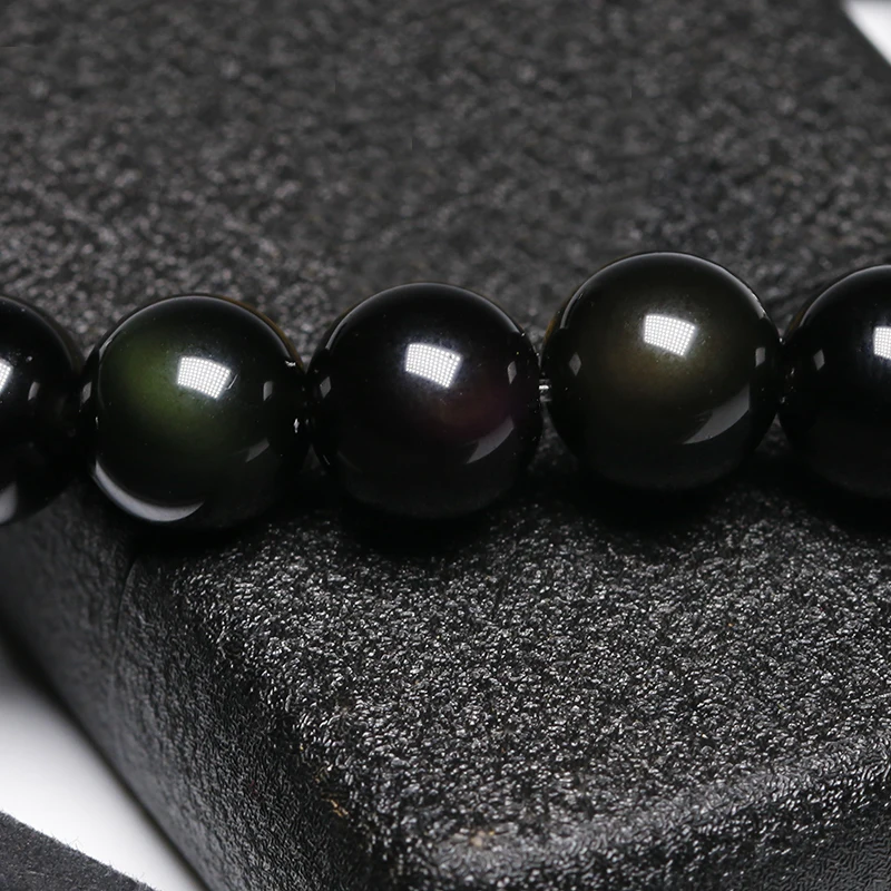 Natural Color Obsidian Stone Handmade Bead Bracelet Buddha Tibetan Charm Lucky Charm Bracelets & Bangles For Women Men Jewelry
Natural Color Obsidian Stone Handmade Bead Bracelet Buddha Tibetan Charm Lucky Charm Bracelets & Bangles For Women Men Jewelry