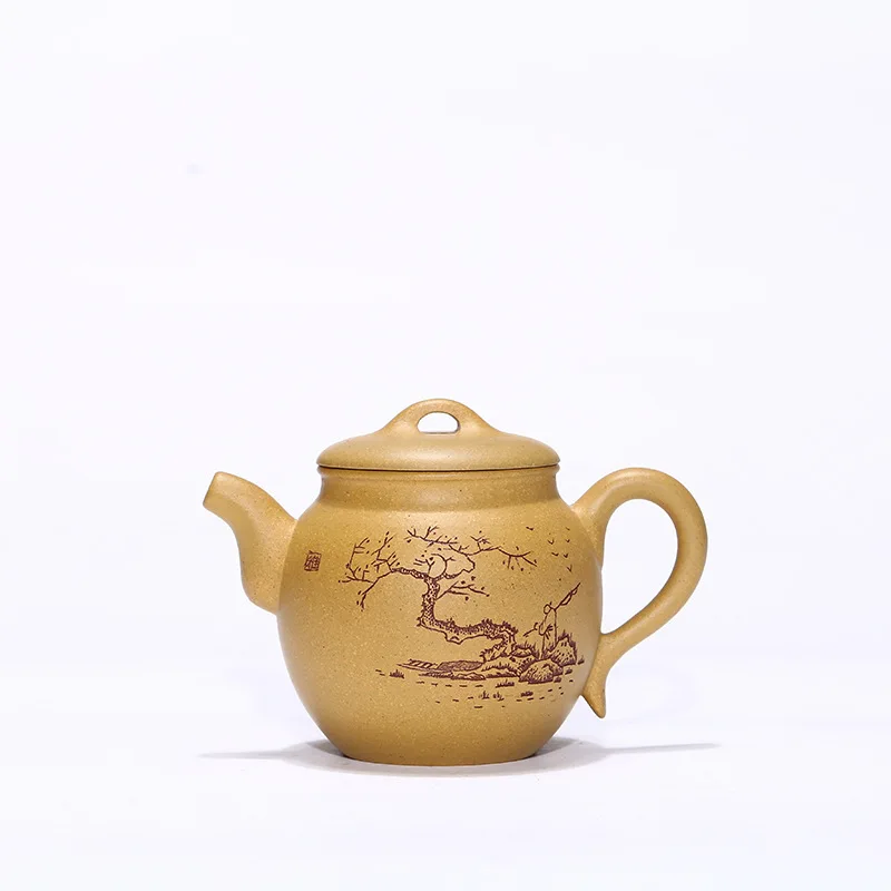 Teapot Manual Yin Jian Raw Ore Gold Section Mud Famous Cheng Lin Wang Kung Fu Tea Have Wholesale Customized Generation Hair
Teapot Manual Yin Jian Raw Ore Gold Section Mud Famous Cheng Lin Wang Kung Fu Tea Have Wholesale Customized Generation Hair