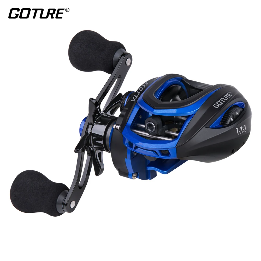 Goture SCOTTA Baitcasting Fishing Reel 8KG Max Drag 7.1:1 High Speed 7+1BB Bait Casting Carretilha Pesca Sea Fishing Equipment
Goture SCOTTA Baitcasting Fishing Reel 8KG Max Drag 7.1:1 High Speed 7+1BB Bait Casting Carretilha Pesca Sea Fishing Equipment