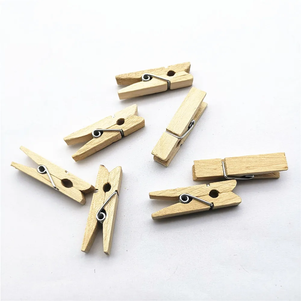 100pcs Natural Wood Pegs Easter Wedding Christmas Card Holder Clothespins Clips Decorations DIY Crafts 35x8mm
100pcs Natural Wood Pegs Easter Wedding Christmas Card Holder Clothespins Clips Decorations DIY Crafts 35x8mm