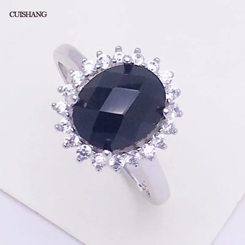 CSJ Vintage Onyx Checkerboard Cutting Rings 925 Sterling Silver Fine Jewelry Wedding Engagement Biouterie for Women Gift
CSJ Vintage Onyx Checkerboard Cutting Rings 925 Sterling Silver Fine Jewelry Wedding Engagement Biouterie for Women Gift