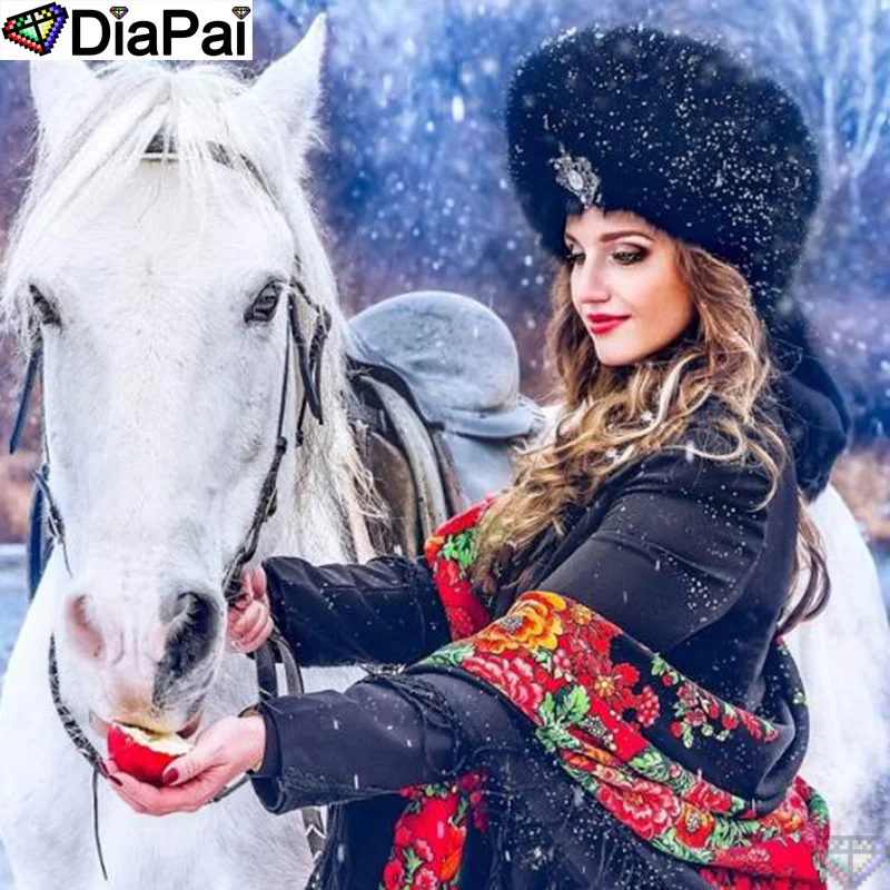DiaPai 100% Full Square/Round Drill 5D DIY Diamond Painting "Beauty horse" Diamond Embroidery Cross Stitch 3D Decor A20094
DiaPai 100% Full Square/Round Drill 5D DIY Diamond Painting "Beauty horse" Diamond Embroidery Cross Stitch 3D Decor A20094