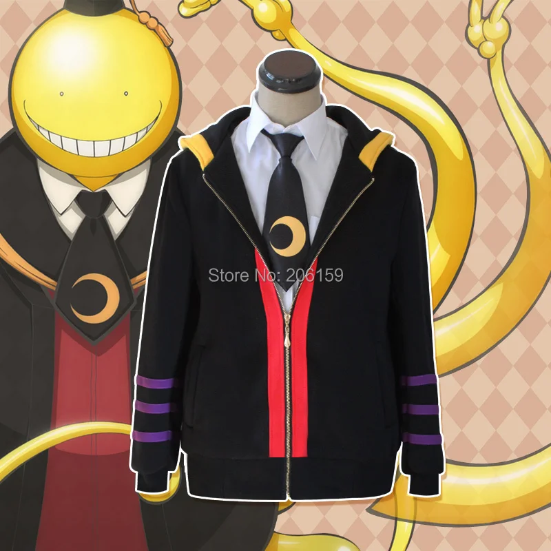 Assassination Classroom Cosplay Korosensei Costume Men's Cosplay Jacket Hooded Men Hoodies
Assassination Classroom Cosplay Korosensei Costume Men's Cosplay Jacket Hooded Men Hoodies