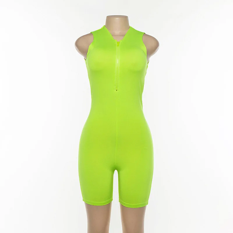 Newly Women Sleeveless High Collar Slim Solid Color Skinny Jumpsuit for Summer Sport m99
Newly Women Sleeveless High Collar Slim Solid Color Skinny Jumpsuit for Summer Sport m99