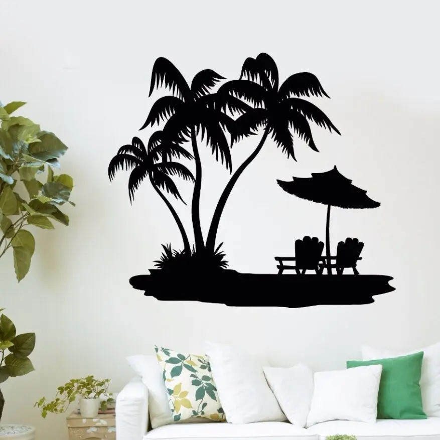 Vinyl Stickers Palm Beach Recreation Relax Wall Decals Removable Beachside Vinyl Wall Sticker Home Decoration Art Mural AY506
Vinyl Stickers Palm Beach Recreation Relax Wall Decals Removable Beachside Vinyl Wall Sticker Home Decoration Art Mural AY506
