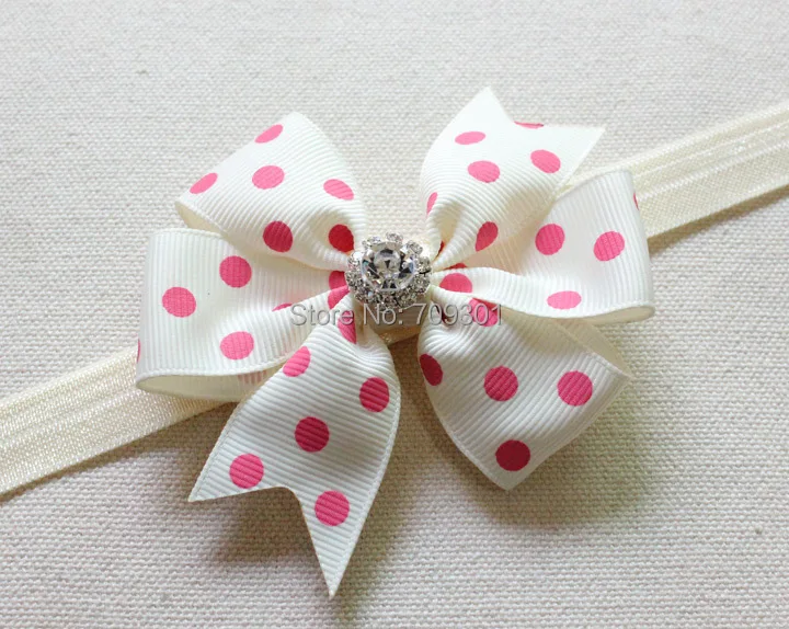 3" Dot ribbon hair bow Headband with rhinestone bow kids headband 16 colors ribbon hair bows
3" Dot ribbon hair bow Headband with rhinestone bow kids headband 16 colors ribbon hair bows