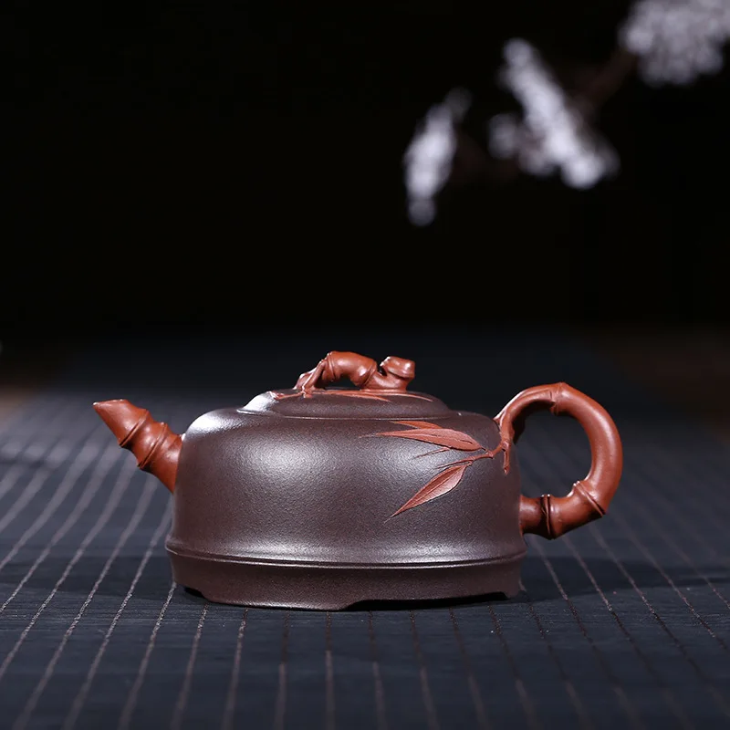 recommended quality goods by manual undressed ore purple clay double color bamboo pot of kung fu tea tea wholesale
recommended quality goods by manual undressed ore purple clay double color bamboo pot of kung fu tea tea wholesale
