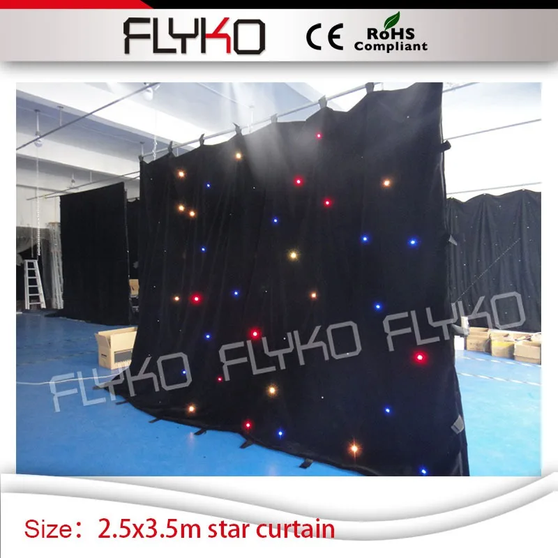 Черная ткань RGB полноцветные светодиоды 2,5x3,5 М звездный экран светодиодные огни Звездная занавеска свадебный фон
Черная ткань RGB полноцветные светодиоды 2,5x3,5 М звездный экран светодиодные огни Звездная занавеска свадебный фон