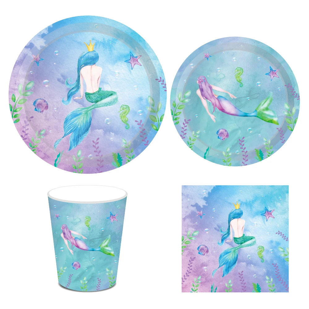 9 inch Mermaid Wedding Party Plates Disposable Tableware Girls Birthday Party Decorations Sets Birthday Baby Shower Party Favors
9 inch Mermaid Wedding Party Plates Disposable Tableware Girls Birthday Party Decorations Sets Birthday Baby Shower Party Favors