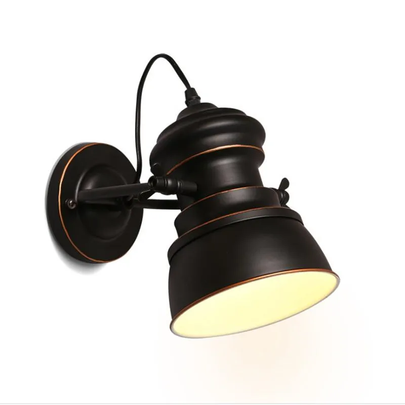 Vintage 180 Degrees Rotatable Bedroom Led Wall Lamp Aisle Balcony Wall Sconce Industrial Lamp Iron Wall light Reading Lamp E27
Vintage 180 Degrees Rotatable Bedroom Led Wall Lamp Aisle Balcony Wall Sconce Industrial Lamp Iron Wall light Reading Lamp E27
