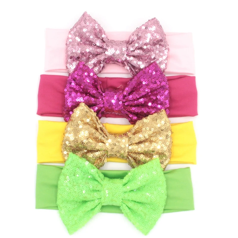 2PCS Chic Kids Girls 5" Big Glitter Sequins Hair Bow Headband Soft Elastic Hair Band Headwrap For Children Hair Accessories
2PCS Chic Kids Girls 5" Big Glitter Sequins Hair Bow Headband Soft Elastic Hair Band Headwrap For Children Hair Accessories