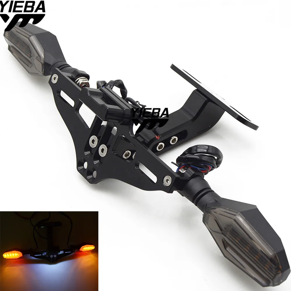 Universal Motorcycle License Plate Bracket Holder Turn Light FOR HONDA XADV 750 CB190 CBR125R CB1000R KAWASAKI VERSYS 650cc Z800
Universal Motorcycle License Plate Bracket Holder Turn Light FOR HONDA XADV 750 CB190 CBR125R CB1000R KAWASAKI VERSYS 650cc Z800