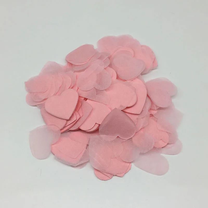 10 г папиросной бумаги конфетти "Сердечки" многоцветный первый день рождения