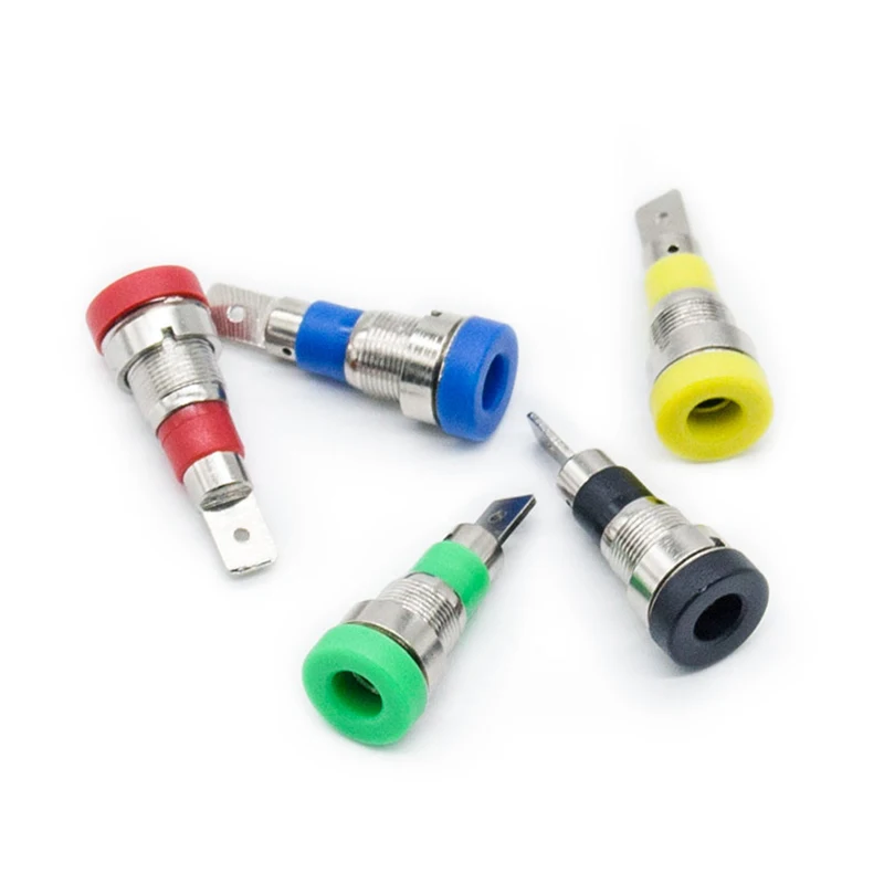 10pcs 4mm 2mm Banana Socket Connector Panel Socket Copper Insulated Terminal Block Banana Female Hole
10pcs 4mm 2mm Banana Socket Connector Panel Socket Copper Insulated Terminal Block Banana Female Hole