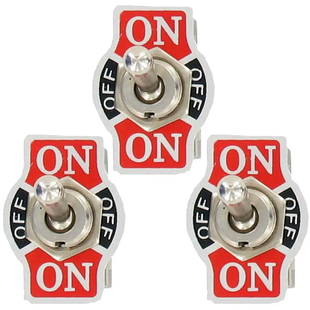 EE support 3 X Heavy Duty 20A 125V SPDT 3 Pin (ON)-OFF-(ON) Momentary Toggle Switch Universal Car Accessories Sales
EE support 3 X Heavy Duty 20A 125V SPDT 3 Pin (ON)-OFF-(ON) Momentary Toggle Switch Universal Car Accessories Sales