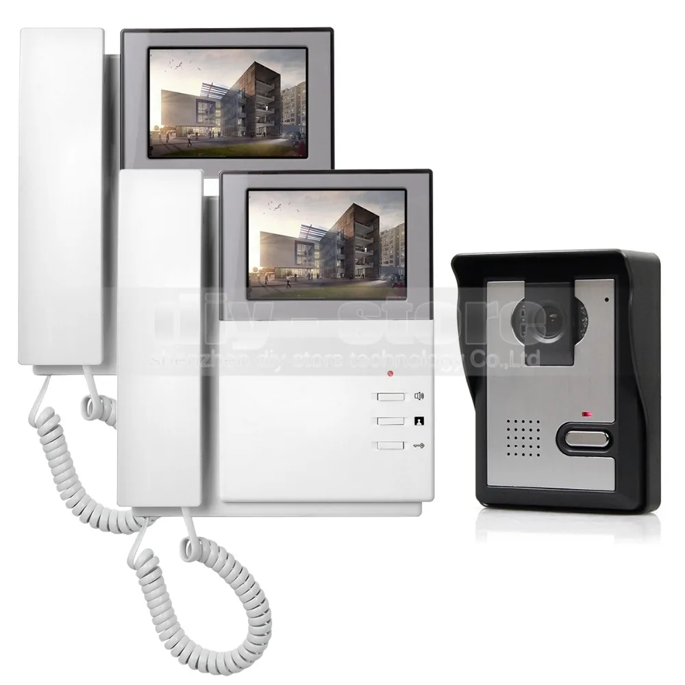 Видеодомофон DIYSECUR 800x480 HD 4,3 дюйма, видеодомофон, дверной звонок, 1 камера, 2 монитора, система безопасности для дома/офиса
Видеодомофон DIYSECUR 800x480 HD 4,3 дюйма, видеодомофон, дверной звонок, 1 камера, 2 монитора, система безопасности для дома/офиса