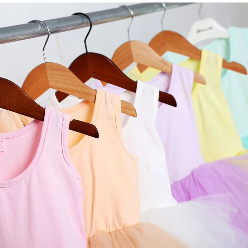Модное балетное платье-пачка для девочек 2018 детское танцевальное вечернее
