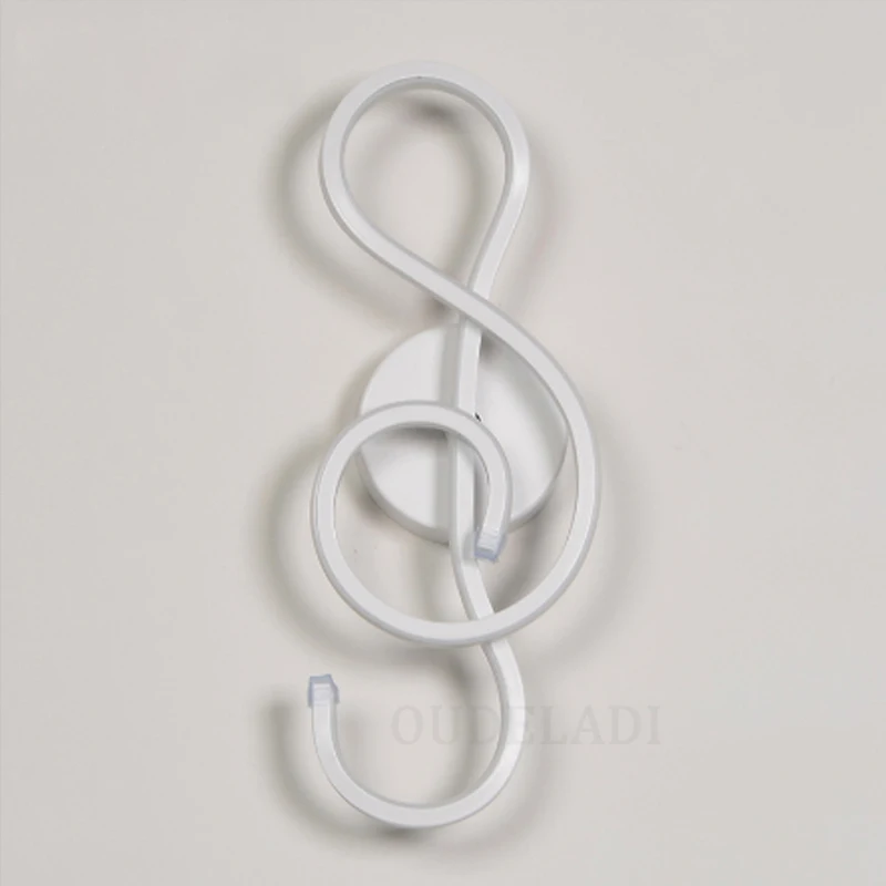 LED Aluminium wall lamp Black/White music symbol art sconce wall lights for home living room bedroom Corridor Decoration lamps
LED Aluminium wall lamp Black/White music symbol art sconce wall lights for home living room bedroom Corridor Decoration lamps