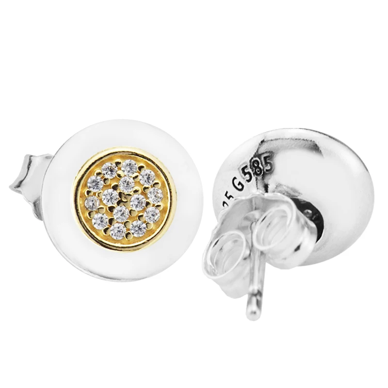 Radiant Signature Stud Earrings with Light Yellow Gold CoLor 100% 925 Sterling-Silver-Jewelry Free Shipping
Radiant Signature Stud Earrings with Light Yellow Gold CoLor 100% 925 Sterling-Silver-Jewelry Free Shipping