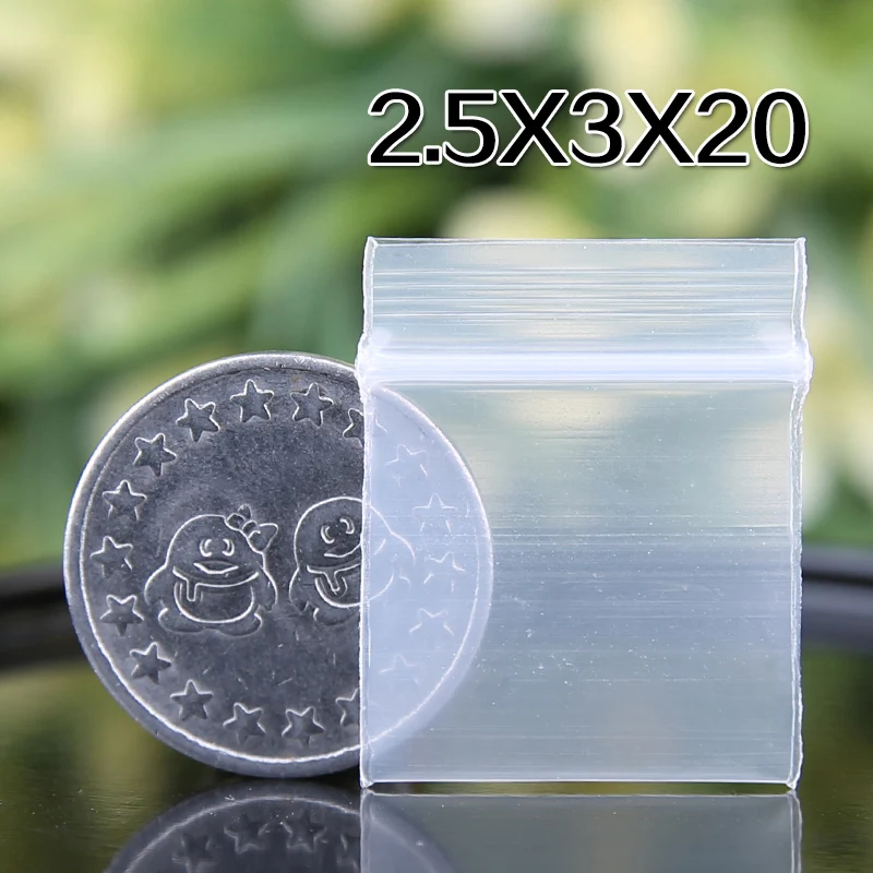 500pcs/lot 2.5x3cm Clear Zip lock Plastic Bags 0.2mm Thick Pouches For Jewelry Earrings Small Plastic Bag With Zippe Z026
500pcs/lot 2.5x3cm Clear Zip lock Plastic Bags 0.2mm Thick Pouches For Jewelry Earrings Small Plastic Bag With Zippe Z026